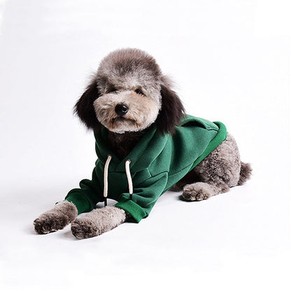 Dog Thin Fleece Solid Color Pullover