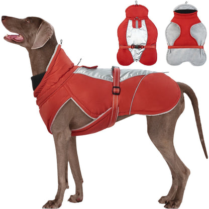 Dog Coat for Winter Reflective Cold Weather Dog Jacket Vest