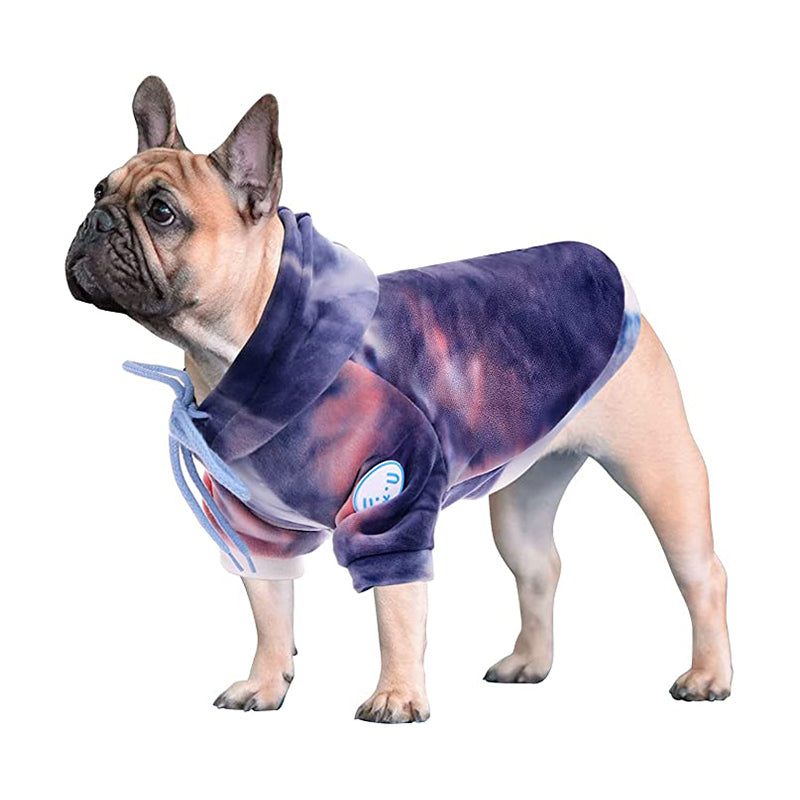 Tie Dye Dog Fashion Hoodie