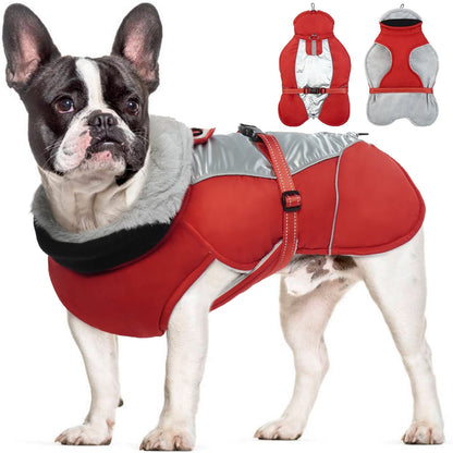 Dog Coat for Winter Reflective Cold Weather Dog Jacket Vest