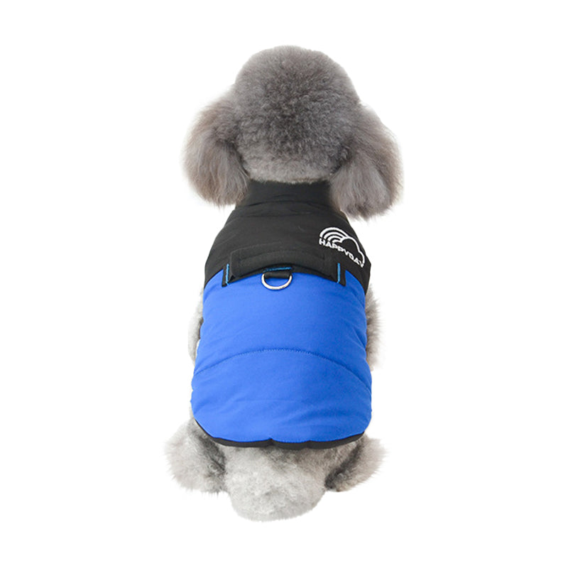 Zip Turtleneck Dog Jacket with D-ring