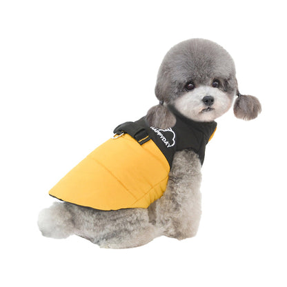 Zip Turtleneck Dog Jacket with D-ring