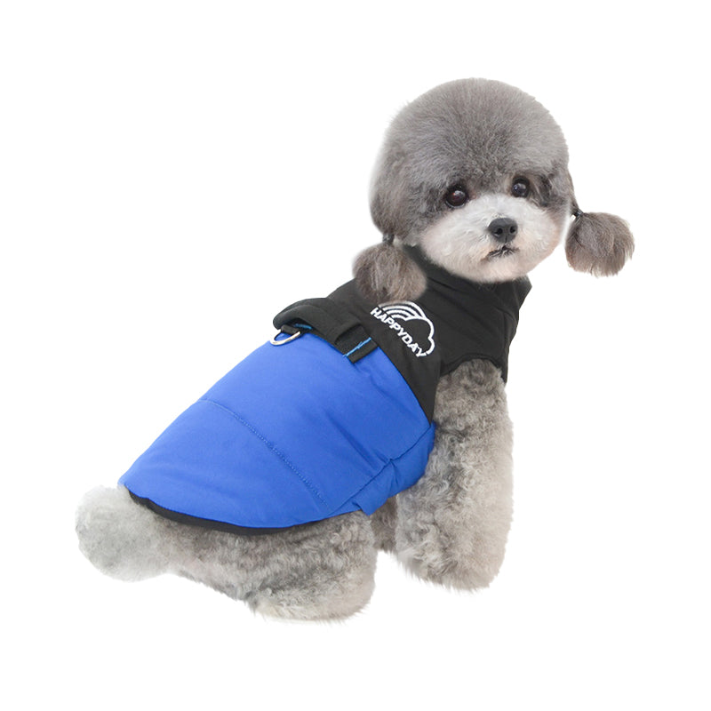 Zip Turtleneck Dog Jacket with D-ring