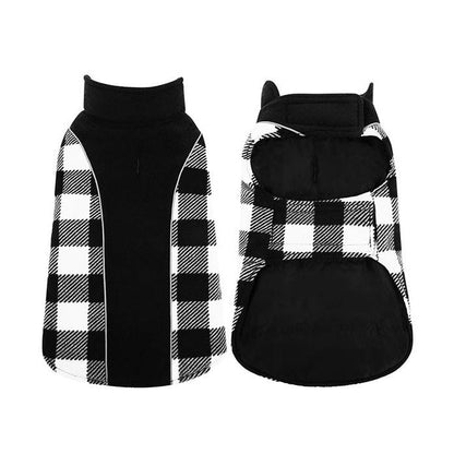 Scottish Plaid Reversible Dog Winter Jacket