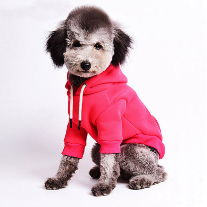 Dog Thin Fleece Solid Color Pullover