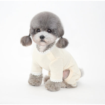 Four-Legged Pure Cotton Dog Pajamas