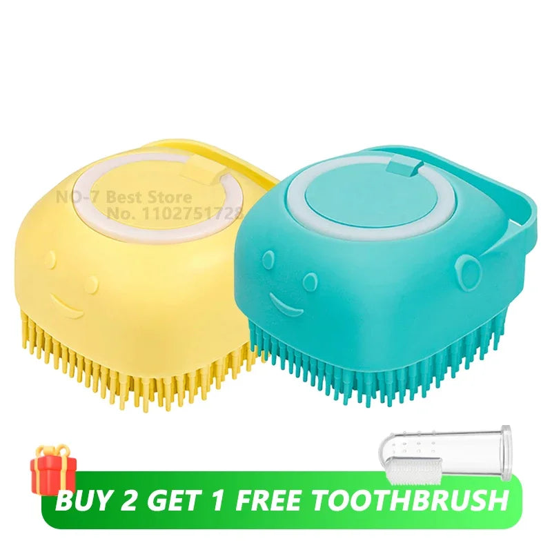 Dog Bathing Massage Brush