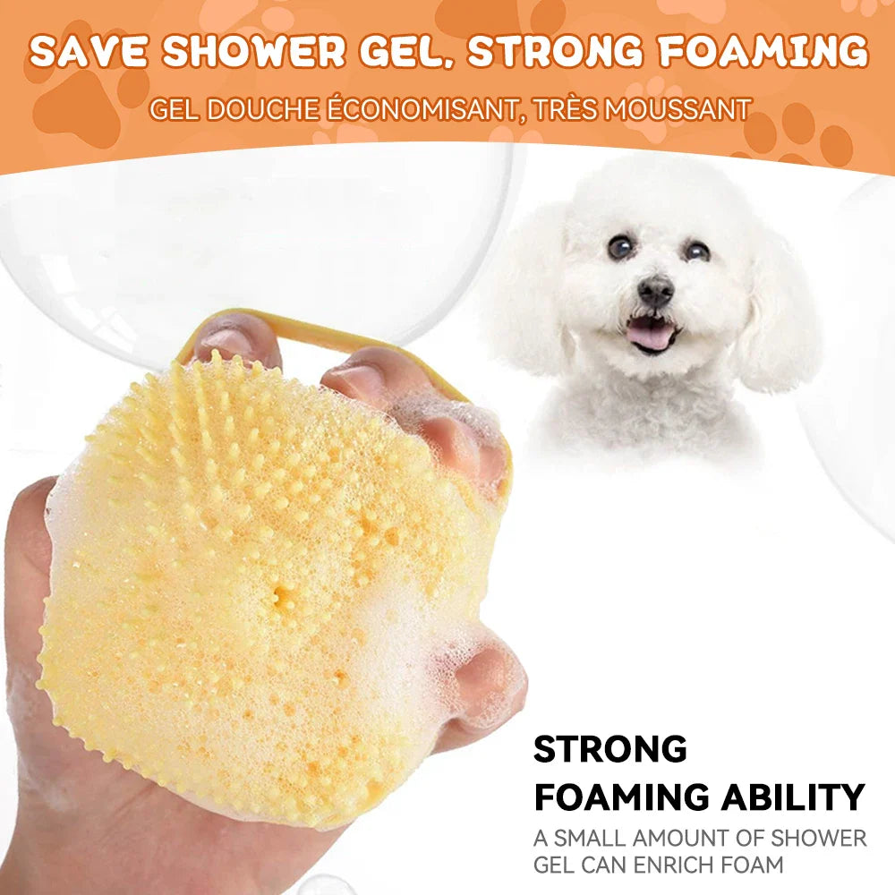 Dog Bathing Massage Brush