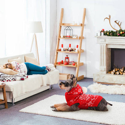 Reindeer Snowflake Knitted Dog Sweater